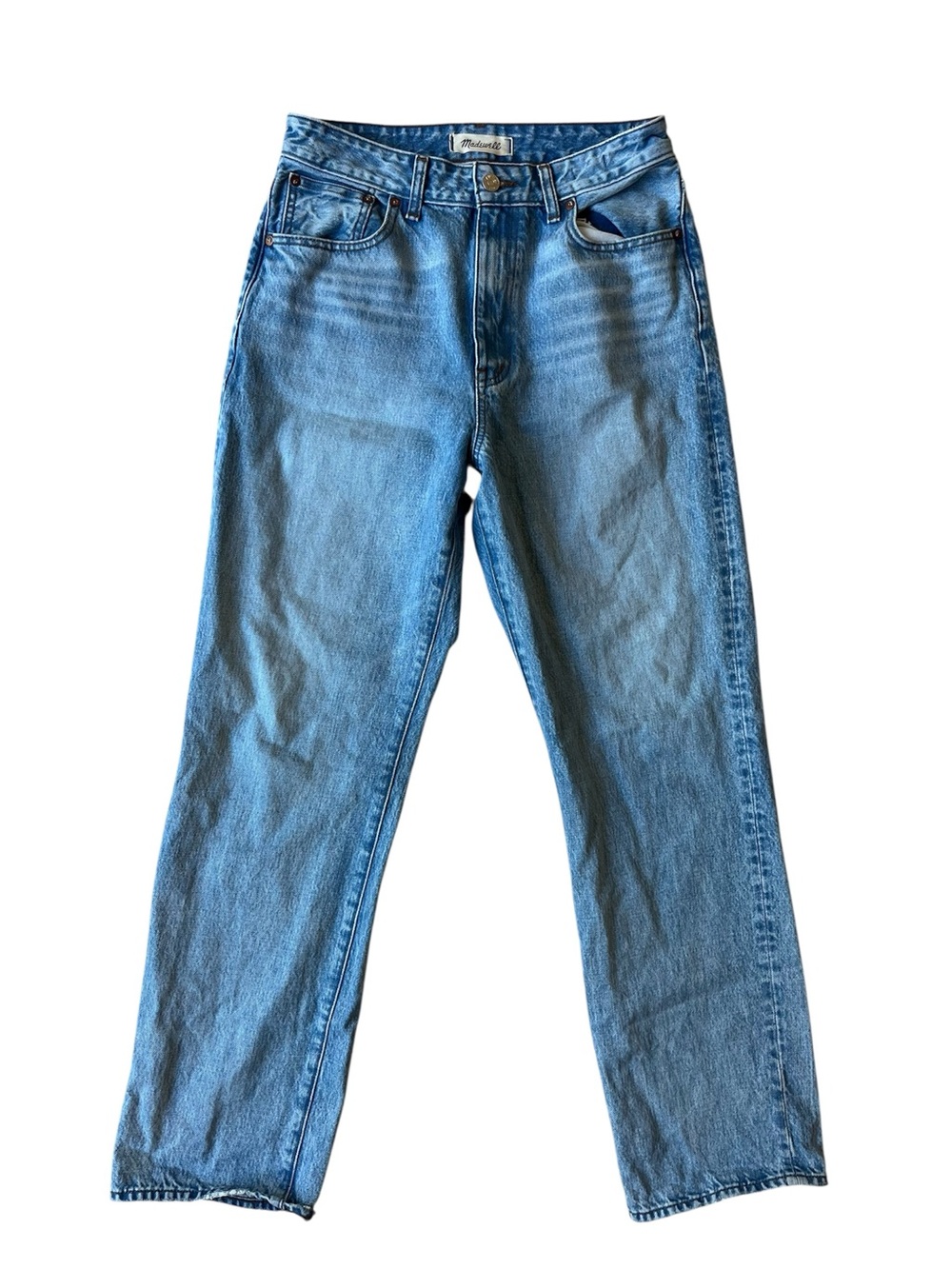 MADEWELL CURVY 90S STRAIGHT JEANS 28